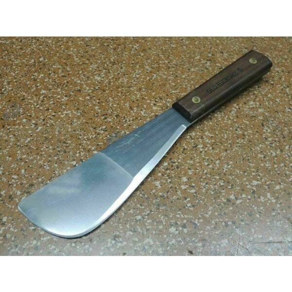 Old Hickory Ontario Knife Co. Cotton Sampler Messer Kohlenstoffstahl Hickoryholz