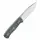 QSP Knife BISON V2 Outdoormesser D2 Stahl Denim Micarta Griff