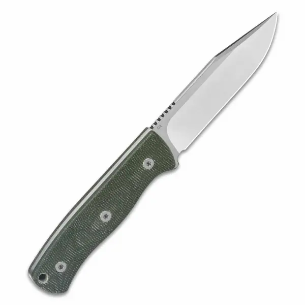 QSP Knife BISON V2 Outdoormesser D2 Stahl Micarta Griff grün
