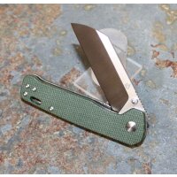 QSP Knife PENGUIN QS130C Messer D2 Stahl Leinen Micarta Copper Washer G&uuml;rtelclip