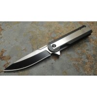 Rough Ryder Rider BLACK & BRUSHED Messer Folder...