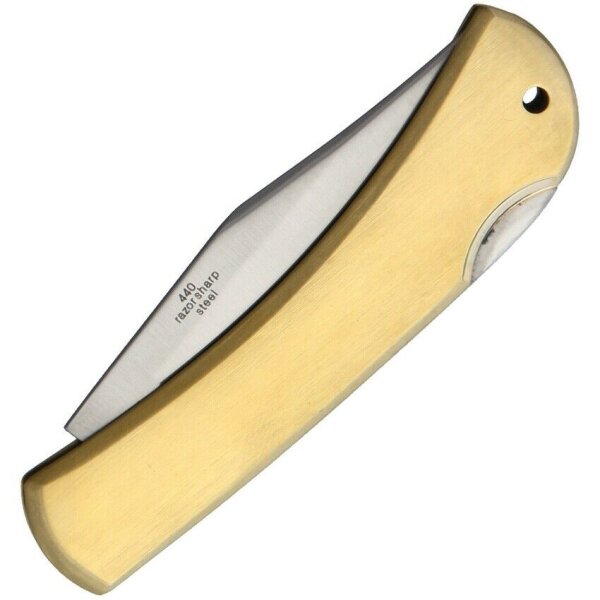 Rough Ryder Rider BRASS LOCKBACK Messer Taschenmesser Messinggriff