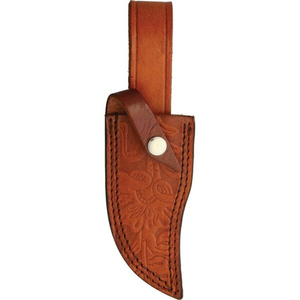 Rough Ryder Rider HUNTER STACKED LEATHER Messer Jagdmesser Lederscheide