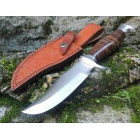 Rough Ryder Rider HUNTER STACKED LEATHER Messer...