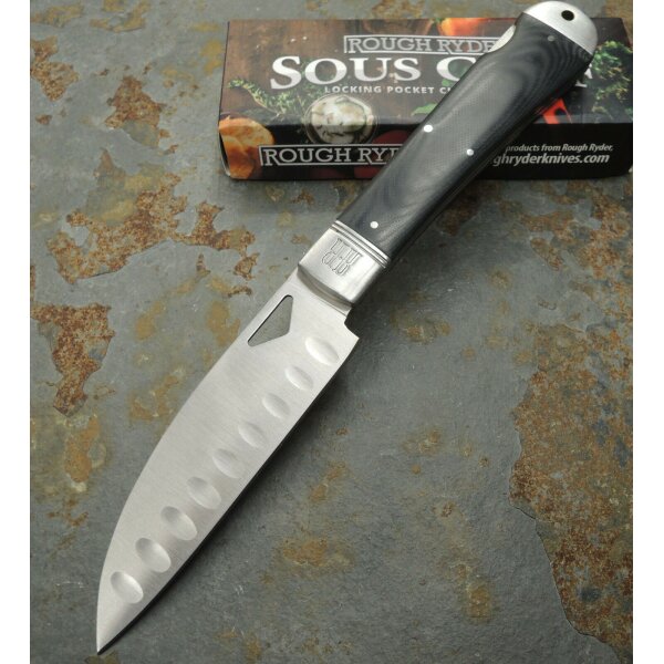 Rough Ryder Rider POCKET SOUS CHEF LOCKBACK Klappbares Camping-Kochmesser
