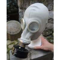 Russische Schutzmaske ABC Gasmaske GP5 gebraucht grau MIT Filter Tasche 627631