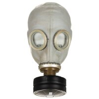 Russische Schutzmaske ABC Gasmaske GP5 gebraucht grau MIT...