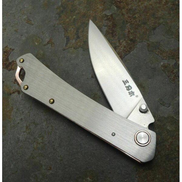 SanRenmu Messer ULTRA SLIP 9305 Slipjoint 8Cr13MoV Stahl 3Cr13 Edelstahlgriff
