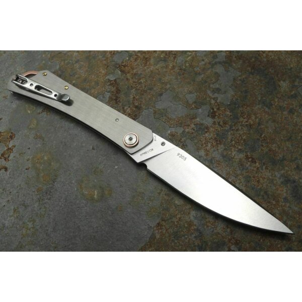 SanRenmu Messer ULTRA SLIP 9305 Slipjoint 8Cr13MoV Stahl 3Cr13 Edelstahlgriff