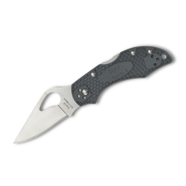Spyderco BYRD ROBIN 2 GRAY Taschenmesser Backlock Grau BY10PGY2