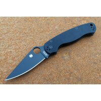 Spyderco Para-Military 2 Black G10 Plain  G10 Schwarz