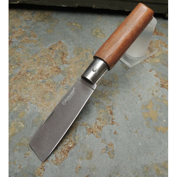 Extremena Brotzeitmesser INOX Pilzmesser  Gartenmesser Holzgriff 3 Größen