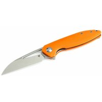 TUYA KNIFE Messer CEBU T1602-BG Flipper D2 Stahl G10 Kugellager Titanclip ORANGE