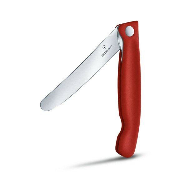 Victorinox klappbares Gemüsemesser Picknick Messer rot Foldable Paring Knife