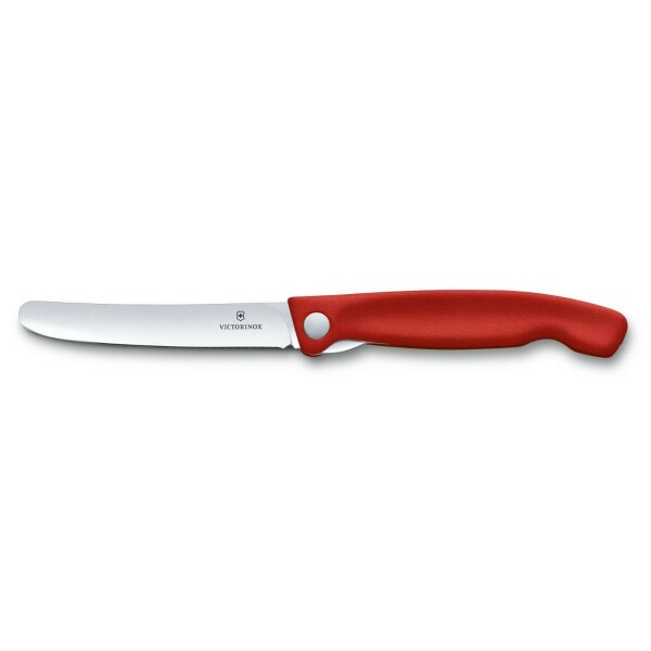 Victorinox klappbares Gemüsemesser Picknick Messer rot Foldable Paring Knife
