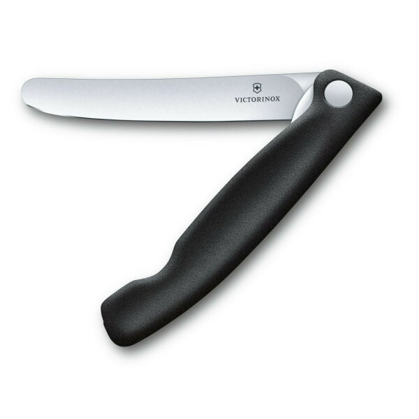 Victorinox klappbares Gemüsemesser Brotzeitmesser schwarz Foldable Paring Knife