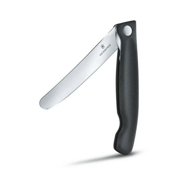 Victorinox klappbares Gemüsemesser Picknick Messer schwarz Foldable Paring Knife