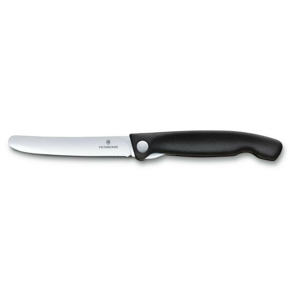 Victorinox klappbares Gemüsemesser Picknick Messer schwarz Foldable Paring Knife