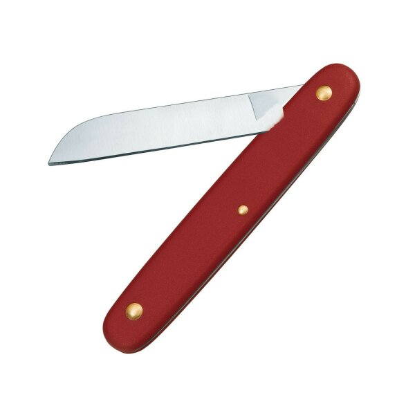 Victorinox Schweizer Messer Blumenmesser Gärtnermesser für Linkshänder Rot
