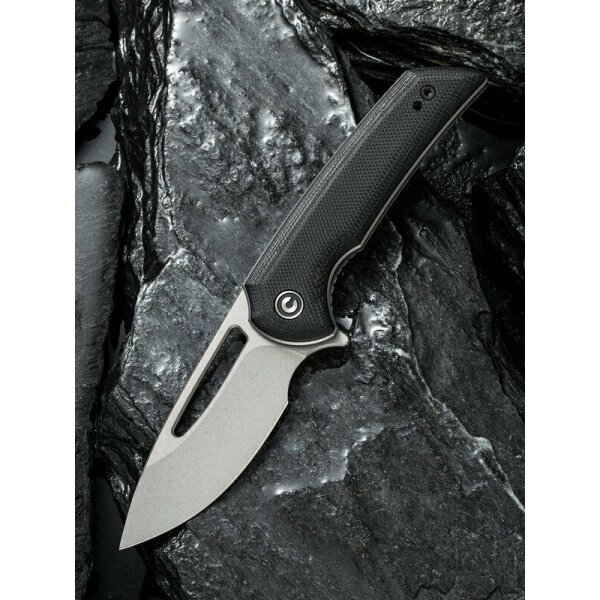 WE Knife CIVIVI ODIUM BLACK C2010D Mini Messer Flipper D2 Stahl G10 Griff Stonewash