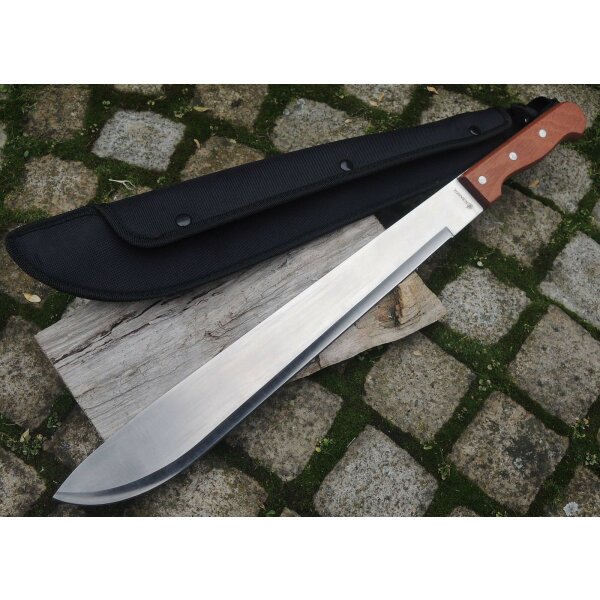 Albainox Bushwacker Machete Messer Buschmesser Holzgriff + Nylonscheide