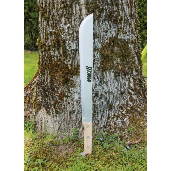 Albainox Explorer Machete Messer Buschmesser Holzgriff + Nylonscheide