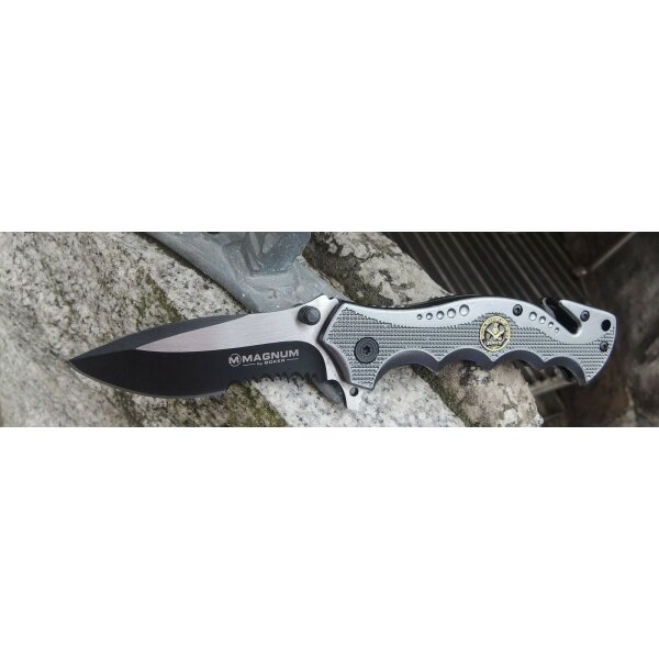 Böker Magnum SWAT Res-Q / Hero Rettungsmesser Rescue Knife 440A 01RY769