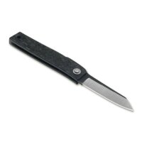 Higo Bonsai Hikari Messer Taschenmesser Kohlefaser Griff 7Cr17MoV Stahl