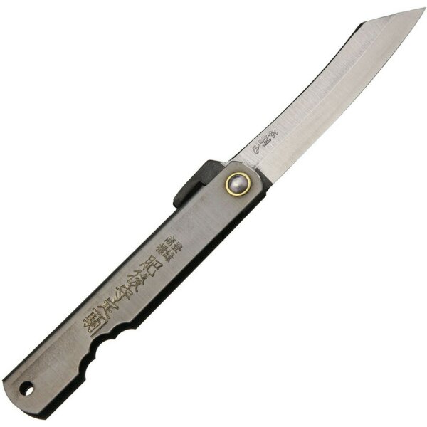 Higonokami WARIKOMI SK No. 6 Japanisches Taschenmesser Black
