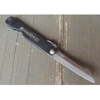 Higonokami WARIKOMI SK No. 6 Japanisches Taschenmesser Black