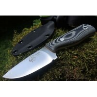 J&amp;V Hobbit Black / Grey MoVa Micarta Mehrfarbig inkl....