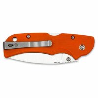 Manly City Orange 14C28N Stahl Lockback Folder Messer...