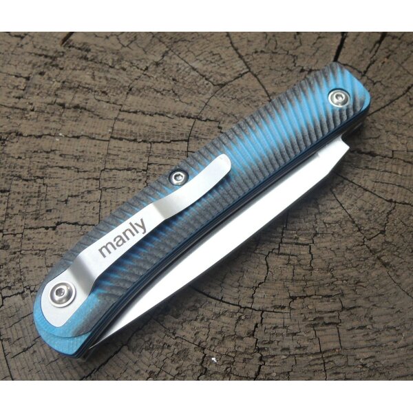 Manly Comrade D2 G10 Blau Slipjoint Folder