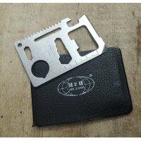 MFH Pocket Tool Credit Card Multitool Werkzeug im...