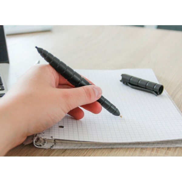 MFH Tactical Pen taktischer Kugelschreiber Kubotan 14,5 cm Gürtelclip