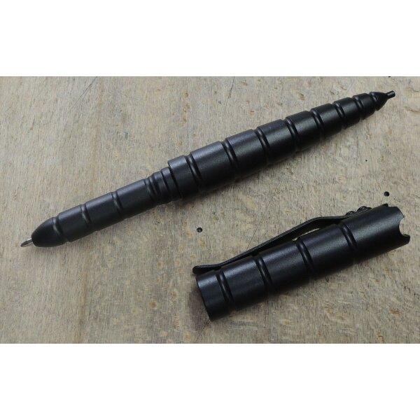 MFH Tactical Pen taktischer Kugelschreiber Kubotan 14,5 cm Gürtelclip