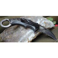 MTECH Xtreme Messer Karambit Taschenmesser 440 Stahl G-10 Griff black