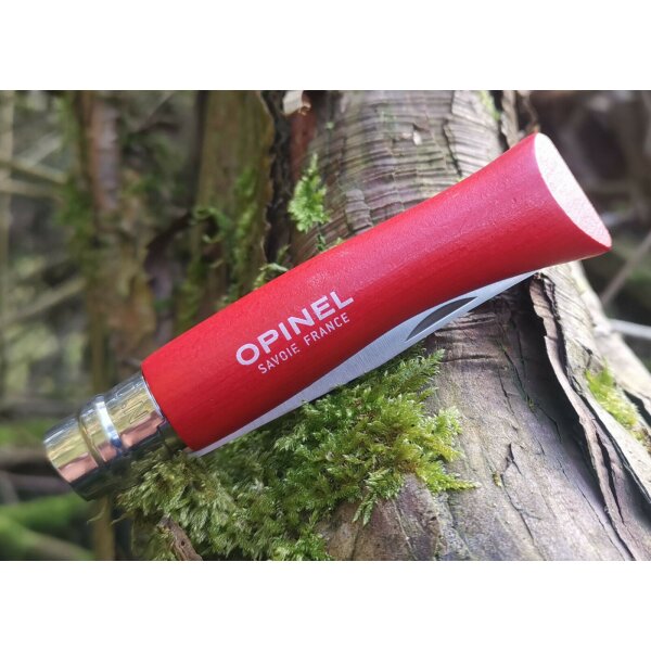 Opinel Messer Kindermesser No 7 rostfrei Inox Stahl Taschenmesser versch. Farben rot Kind