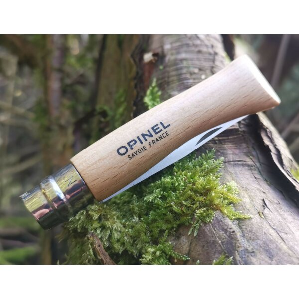 Opinel Messer Kindermesser No 7 rostfrei Inox Stahl Taschenmesser versch. Farben natur