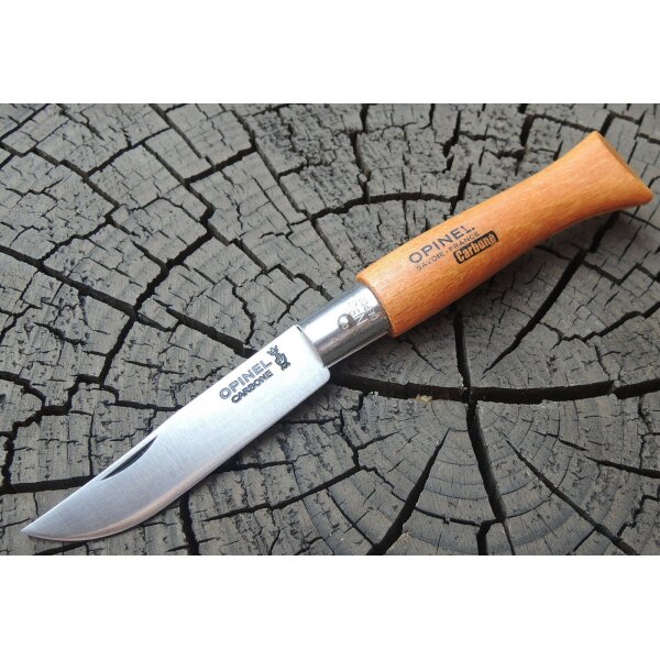 Opinel Messer XC90 Carbonstahl französisches Taschenmesser Holzgriff ver. Größen No. 5