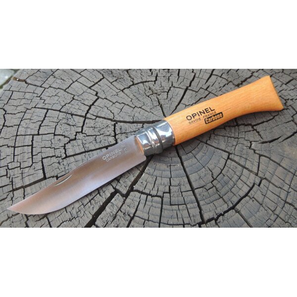 Opinel Messer XC90 Carbonstahl französisches Taschenmesser Holzgriff ver. Größen No. 10