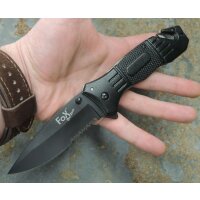 Fox Outdoor Tactical Rescue Knife Messer Rettungsmesser Gurtschneider