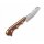 QSP Knife NECKMUK QS125-E Neck Knife D2 Stahl Brown Micarta