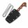 QSP Knife NECKMUK QS125-E Neck Knife D2 Stahl Brown Micarta