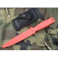 K25 Messer aus Kunststoff &Uuml;bungsmesser RED