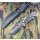 S-Tec MULTI USE Fixed Blade Multifunktional 440 Stahl Guthook Scheide BLACK