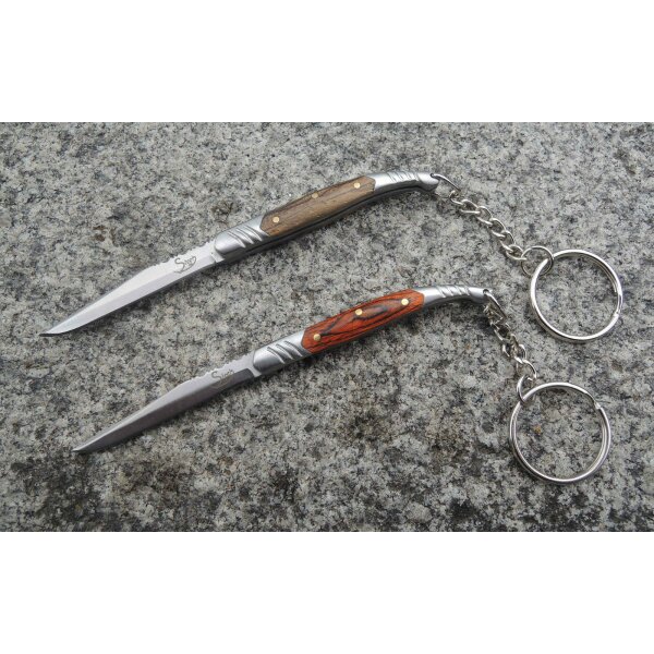 Steel 440 Mini Estilete Toothpick Schlüsselanhänger Messer Taschenmesser