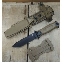 Gerber Strongarm coyote Messer Fahrtenmesser Outdoormesser + MOLLE Scheide