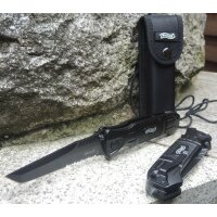 Walther Black Tac Tanto Knife BTTK  Messer Rescue Knife...