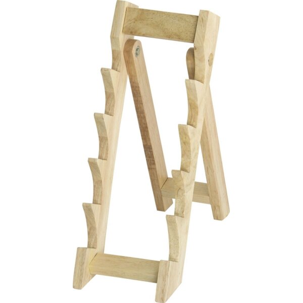 Messertreppe Messersteller aus Holz für 5 Messer Messerständer